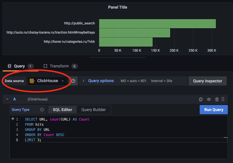 Run a SQL Query